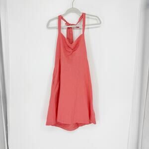 Old Navy Linen Tie Neck Cami Dress Size Medium